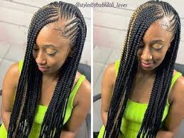 Braid each section towards the end of the scalp, then tie the braid in a circular manner mimicking a hairband. Black Girls Hairstyles
