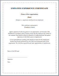10 Experience Certificate Formats Free Printable Word Pdf Certificate Format Free Certificate Templates Certificate Templates