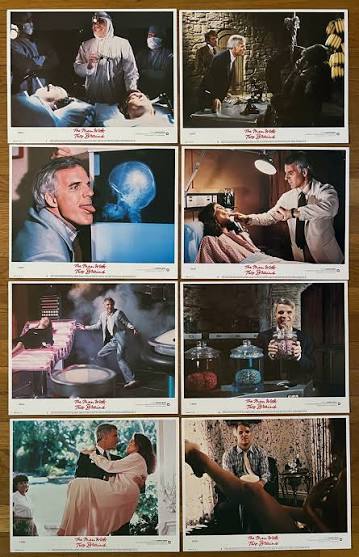 MAN WITH TWO BRAINS, THE (1983) 10013 Movie Poster Lobby Card Set Steve  Martin Kathleen Turner David Warner Sissy Spacek Carl Reiner