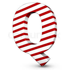 Gingerbrave is a common cookie that was released (originally in classic ovenbreak on the 12th july 2009) with the initial launch of the game on september 26th, 2016. Candy Cane Letter Q Isolate On White Stock Image Colourbox