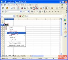 How To Spell Check In Openoffice Spreadsheet