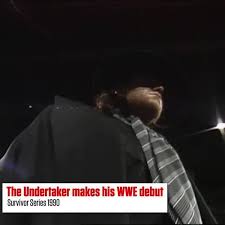 Undertaker Wwe Milestones The Undertaker Makes His Debut At Survivor Series 1990 Facebook