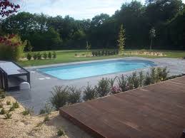 Piscine Abri Bas Terrasse Dalles Et Bois Pour Maison Contemporaine Terracotta Piscine Spa