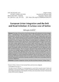 Calculator tva frumos si simplu de folosit. Pdf European Union Integration And The Belt And Road Initiative A Curious Case Of Serbia