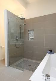 Glass Shower Enclosure Modern Master Bathroom Bathrooms Remodel Contemporary Bathrooms