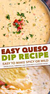 Smooth And Silky Queso Dip Made Using No Velveeta Packed With Flavor Yet So Easy To Make And Party Ready In Jus Appetizer Recipes Dip Recipes Easy Recipes