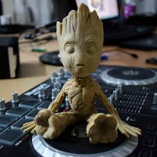 23 statuettes bouddhas star wars, marvel dc comics et gaming : Baby Groot Baby Groot 3d Printing 3d Printer