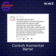 Selamat kepada subcriber yang beruntung, yang belum kebagian jangan berkecil hati ya masih ada kesempatan lainnya, salam slotter indonesia, jangan lupa subcr. Trans7 Hai Bosque Ada Pengumuman Penting Jangan Facebook