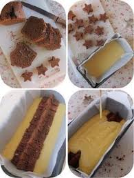 Mon Quatre Heures Bricoleur Marbre Magique De Noel Avec Une Etoile Au Chocolat Recette Cake Marbre Recette Recette Cake