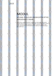 Buku paket pemrograman dasar kelas 10 kurikulum 2013 pdf. Pdf Modul Aplikasi Pengolah Angka Open Office Spreadsheet Dasar Ricky Saptenno Academia Edu