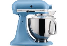 Get free shipping on qualified kitchenaid stand mixers or buy online pick up in store today in the appliances department. Kitchen Aid 4 8 L Kuchenmaschine Artisan 5ksm175psevb Vintage Blue Online Kaufen Mediamarkt