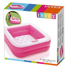 Intex 57100np Piscina Infantil Hinchable Cuadrada 86 X 86 X 25 Cm Disfraceslandia Piscinas Infantiles Hinchable Piscina
