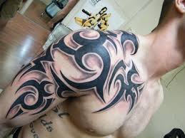 Tatuagem Tribal Meia Manga Masculina No Ombro Peitoral Braco Tatuagem Ideias Inicio Todas