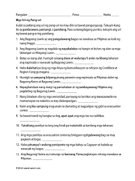 kayarian ng pang uri worksheets grade 5
