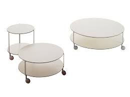 The coffee table interiors is an exceptional accent piece that will have your interior looking fabulous. Round Coffee Table With Castors Giro By Zanotta Design Anna Deplano