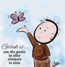 Geluk Is Om Die Goeie In Elke Situasie Te Sien Afrikaans Happiness Intheeyeofthebeholder Afrikaans Quotes Afrikaanse Quotes Afrikaans