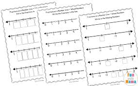 Welcome to the math salamanders number line worksheets collection. Fractions On A Number Line Worksheets Fun With Mama