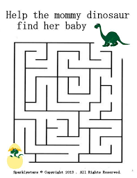 Children love to put together puzzles. Kindergarten Dinosaur Maze Novocom Top