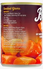 Use these sweet potato recipes to keep them in your meal plan all year long. Bruce S Yams Recipe On Can Png Image Transparent Png Free Download On Seekpng