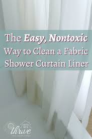 Everyday low prices and amazing selection. The Easy Nontoxic Way To Clean A Fabric Shower Curtain Liner