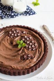 Una variante della ricetta classica che piace sempre a tutti ed è molto più delicata. Crostata Senza Cottura Al Cioccolato Fables De Sucre Ricette Dolci Dolci Dolci Freddi