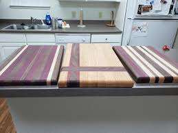 Its striking purple color and varying degrees of blue are used mainly for specialty items which include: Even More Cutting Boards For You Woodworking