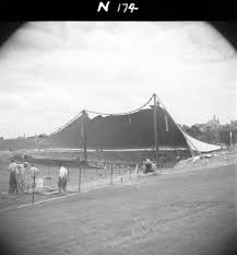 The road distance is 3051.5 km. N174 Image Showing Construction Of The Sidney Myer Music Bowl With Roofing Almost Complete City Collection