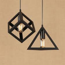 This set of ceiling is ideal for making your own design with lamp shade. Aliexpress Com Buy Loft Industrial Iron Pyramid Square Style Pendant Lamp Adjust Cord E27 Retro Pendant Lights Living Room Pendant Light Cheap Pendant Lights