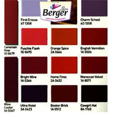 Berger Paints Shade Card For Interior Walls Sistem As Corpecol