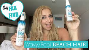 My Affordable Fab Find For Easy Wavy Pool Beach Hair Youtube