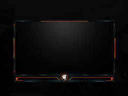 General Stream Overlay Template Design For Mercenary Logo Design Video Template Design Game Logo Design