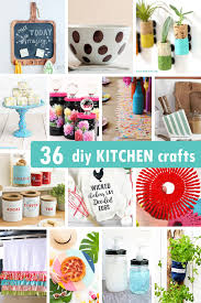 36 Awesome Diy Kitchen Crafts Projects For Your Kitchen Kitchen Crafts Diy And Crafts Sewing Craft Projects