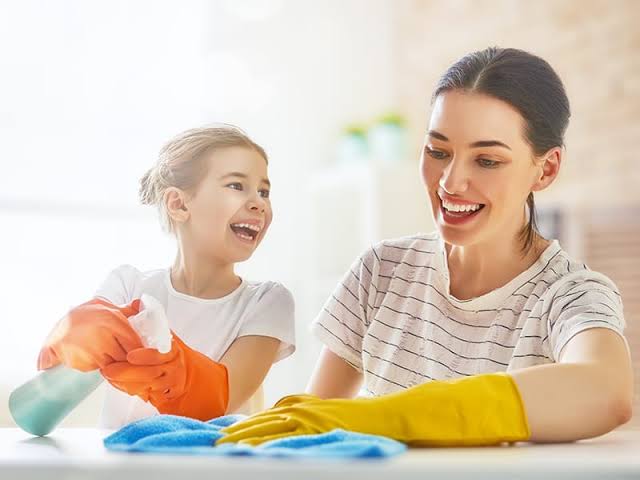 Keeping a clean home with children