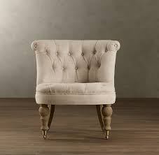 Sophie Tufted Slipper Chair Chairs Restoration Hardware Barber Chair For Sale Accent Chairs For Living Room Chair