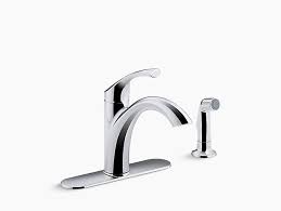Kohler kitchen faucets offer multiple water flow options that will enhance your experience at the kitchen sink. K R72508 Mistos Kitchen Sink Faucet With Sidespray Kohler
