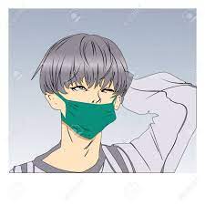 Tons of awesome cartoon boy wallpapers to download for free. Anime Boy Cartoon Character Wearing Face Mask To Prevent Coronavirus Covid 19 Japanese Boy With Comic Effect With A Smile And Background Royalty Free Cliparts Vectors And Stock Illustration Image 146129722