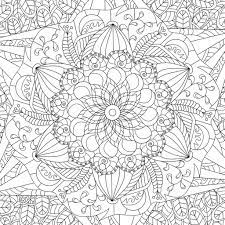 Kleurplaten voor volwassenen zijn moeilijke kleurplaten met veel details. Kleurplaat Volwassenen Mandala