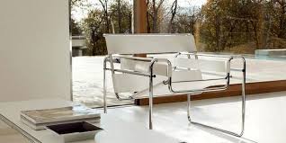 Ensemble de 4 chaises cuir fauve marcel breuer modele b33 download image. La Chaise Wassily Une Icone Du Design Marie Claire