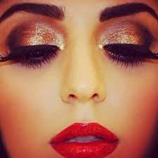eye makeup for red dress tips