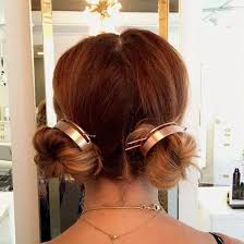 Get the perfect everyday bun look in 3 simple steps: Party Hair Bun Stick Hair Cuff Clips Casual Round Metal Wedding Ponytail Holder Minimalist Buy At A Low Prices On Joom E Commerce Platform