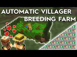 Minecraft Fully Automatic Villager Breeding System 1 15 1 14 Youtube Minecraft Village Minecraft Tips