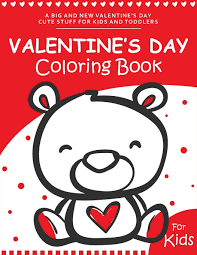 Each printable highlights a word that starts. Valentine S Day Coloring Book For Kids A Fun And Easy Happy Valentines Day Coloring Pages With Flowers Sweets Cherubs Cute Animals And More For Kids Toddlers And Preschool Books Ernest Creative Holidays