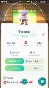 How Do I Check The Attack And Defence Stats For Tyrogue Please Pokemon Pokemongo Pokemoncommunity Shinypokemon Pokemon Shiny Pokemon Pokemon Collection