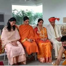 An Unseen Picture From The Nandi Puja That Took Place At Deepikapadukone S Bangalore Residence As Deepika Padukone Style Deepika Padukone Bollywood Wedding