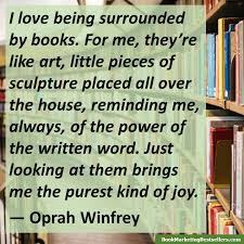 Looking for books by oprah winfrey? Oprah Winfrey On Being Surrounded By Books Book Marketing Bestsellers