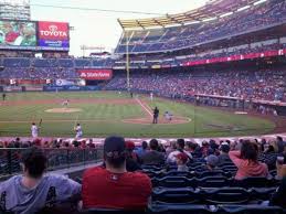 Angel Stadium Section F114 Home Of Los Angeles Angels Of