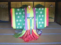 Pin By Michelle Thaller On Hansel Gretel Japanese Fabric Japanese Costume Heian Era