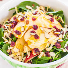 Maybe you would like to learn more about one of these? Spinach Apple Salad With Cheddar Cranberries Averie Cooks