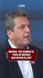 Massa cargó contra la oposición: "No somos el país de m... que dicen ellos" 