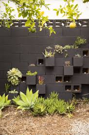 At Home With Caroline Lee In Los Angeles California Cinder Block Garden Garden Wall Wall Garden